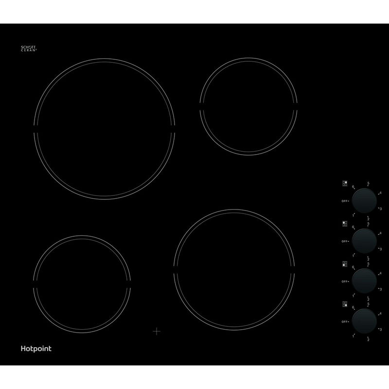 HR620RH 58cm Ceramic Hob - Black